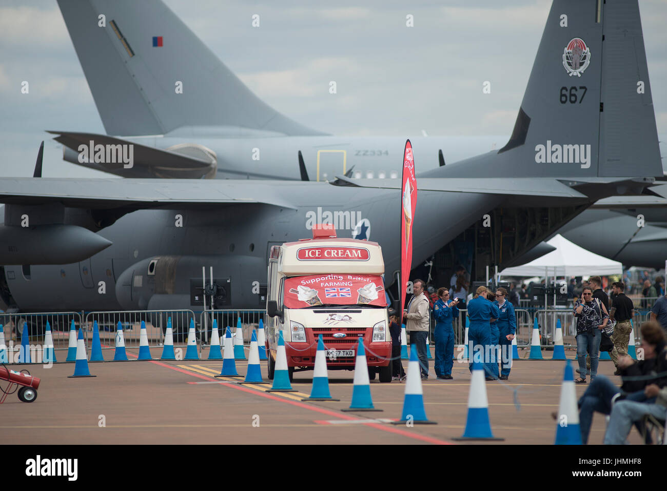 RAF Fairford, Gloucestershire, UK. 14th July 2017. First day of the ...