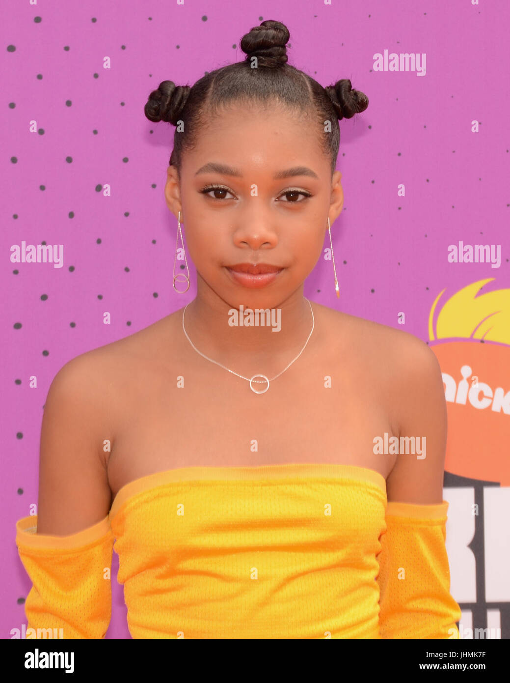 Kyla-Drew Simmons attends 2017 Nickelodeon Kids' Choice Sports Awards