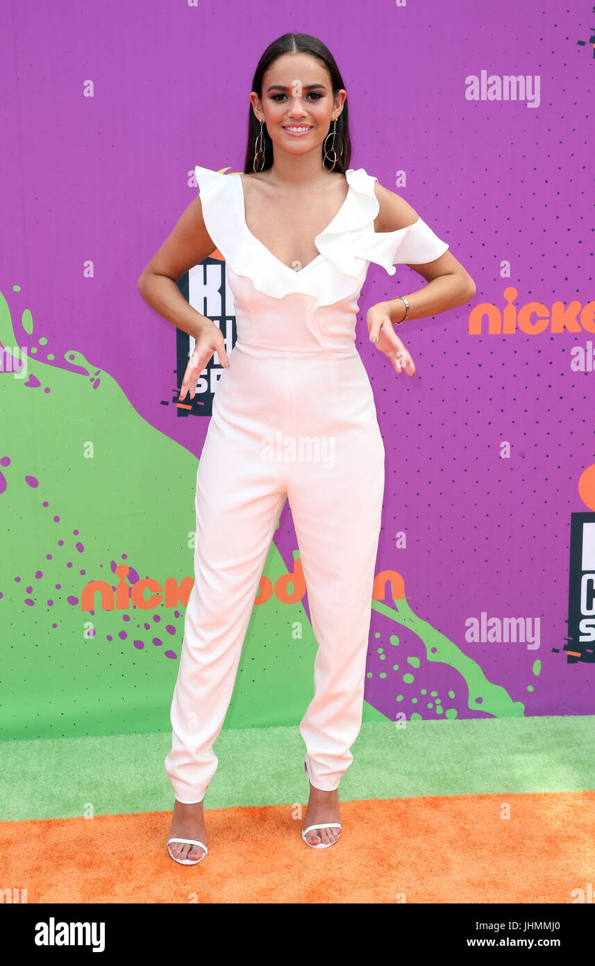 July 14, 2017 - Los Angeles, United States - 13 July 2017 - Los Angeles, California - Madison Pettis. Nickelodeon Kids' Choice Sports Awards 2017 held at Pauley Pavilion. Photo Credit: F. Sadou/AdMedia (Credit Image: © F. Sadou/AdMedia via ZUMA Wire) Stock Photo