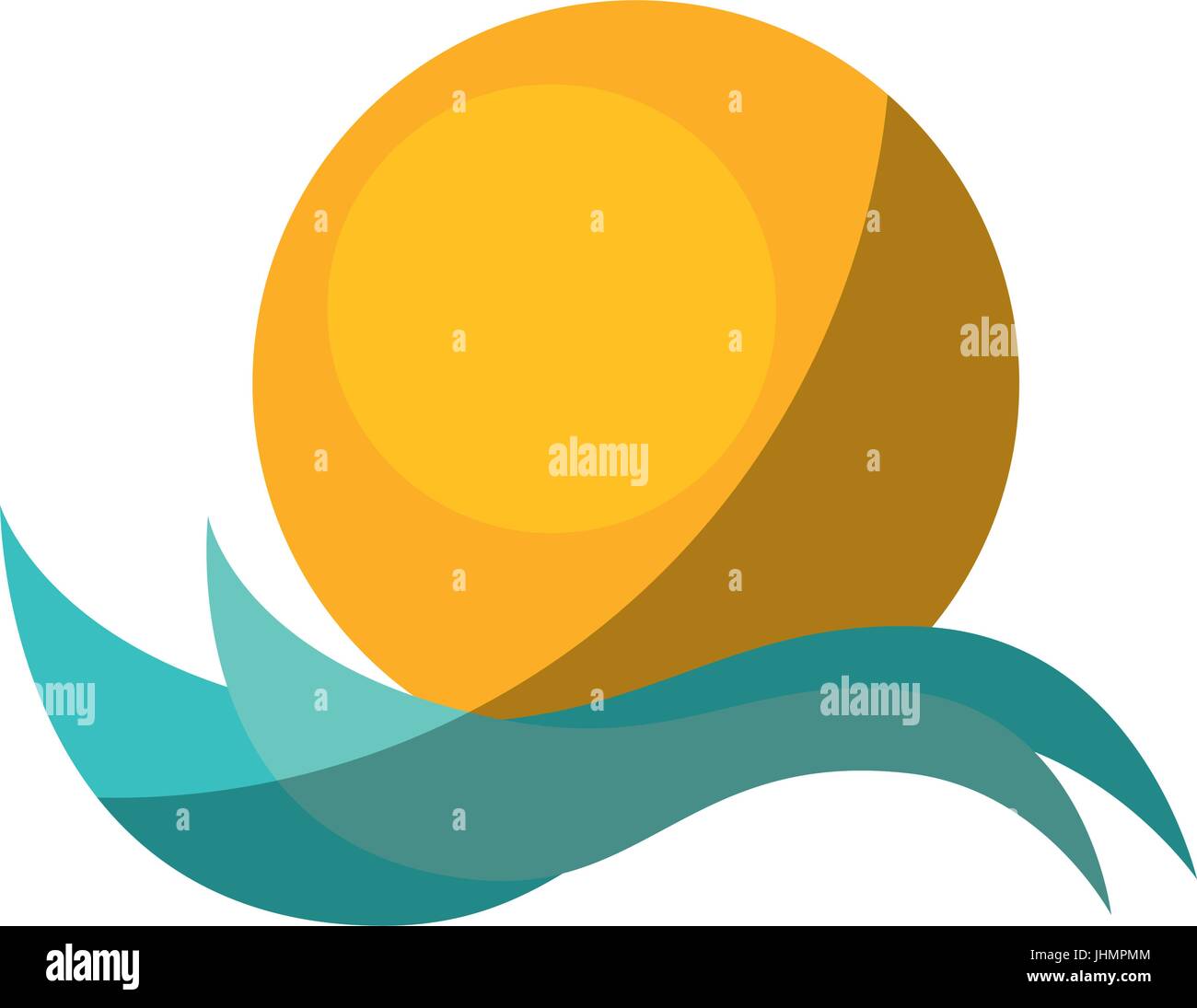 sun icon over white background vector illustration Stock Vector Image ...