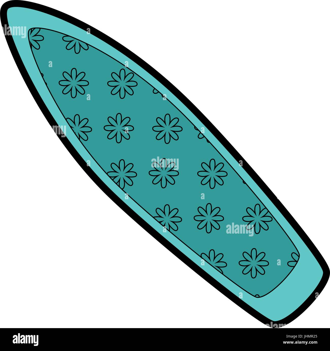 Surfboard icon over white background vector illustration Stock Vector ...