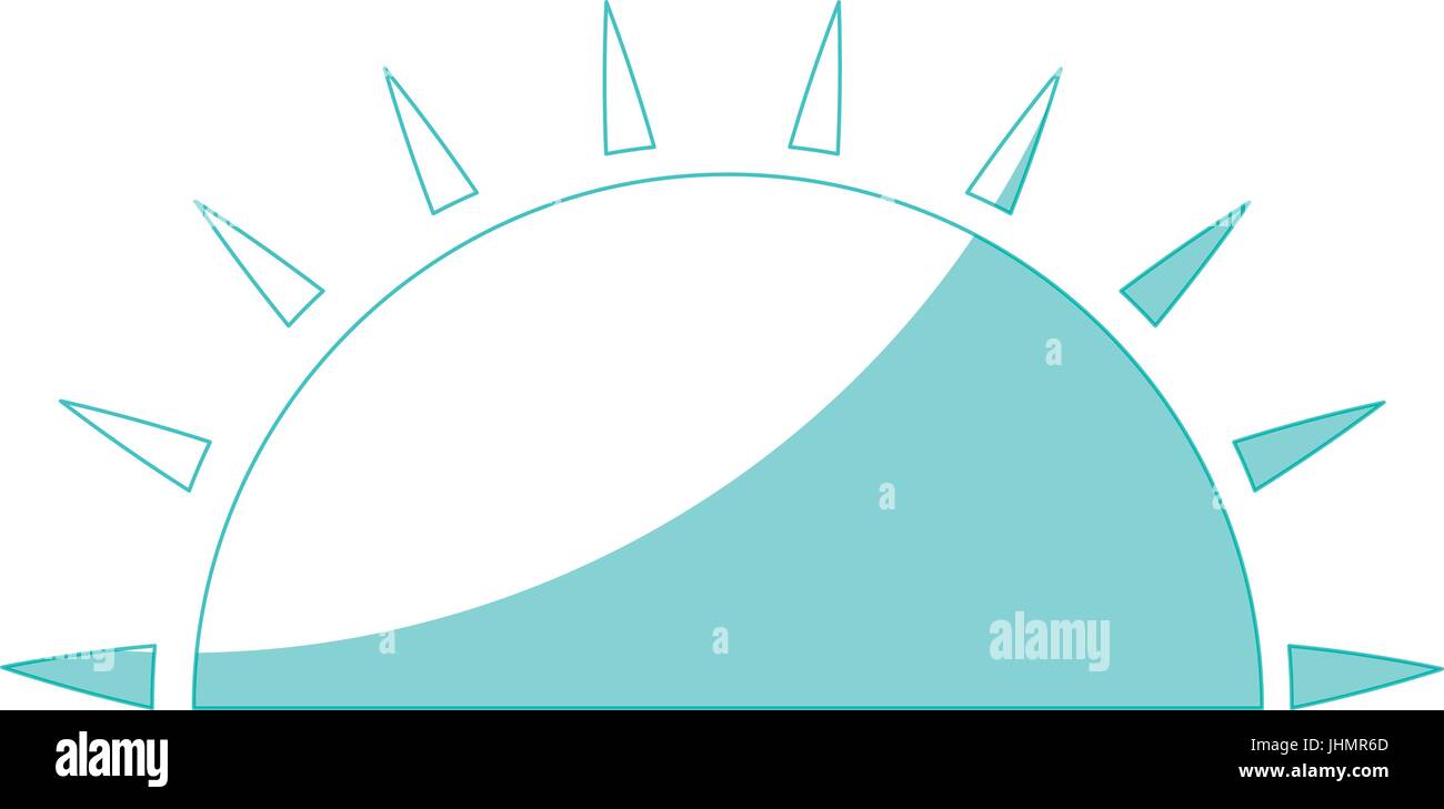 sun icon over white background vector illustration Stock Vector Image ...