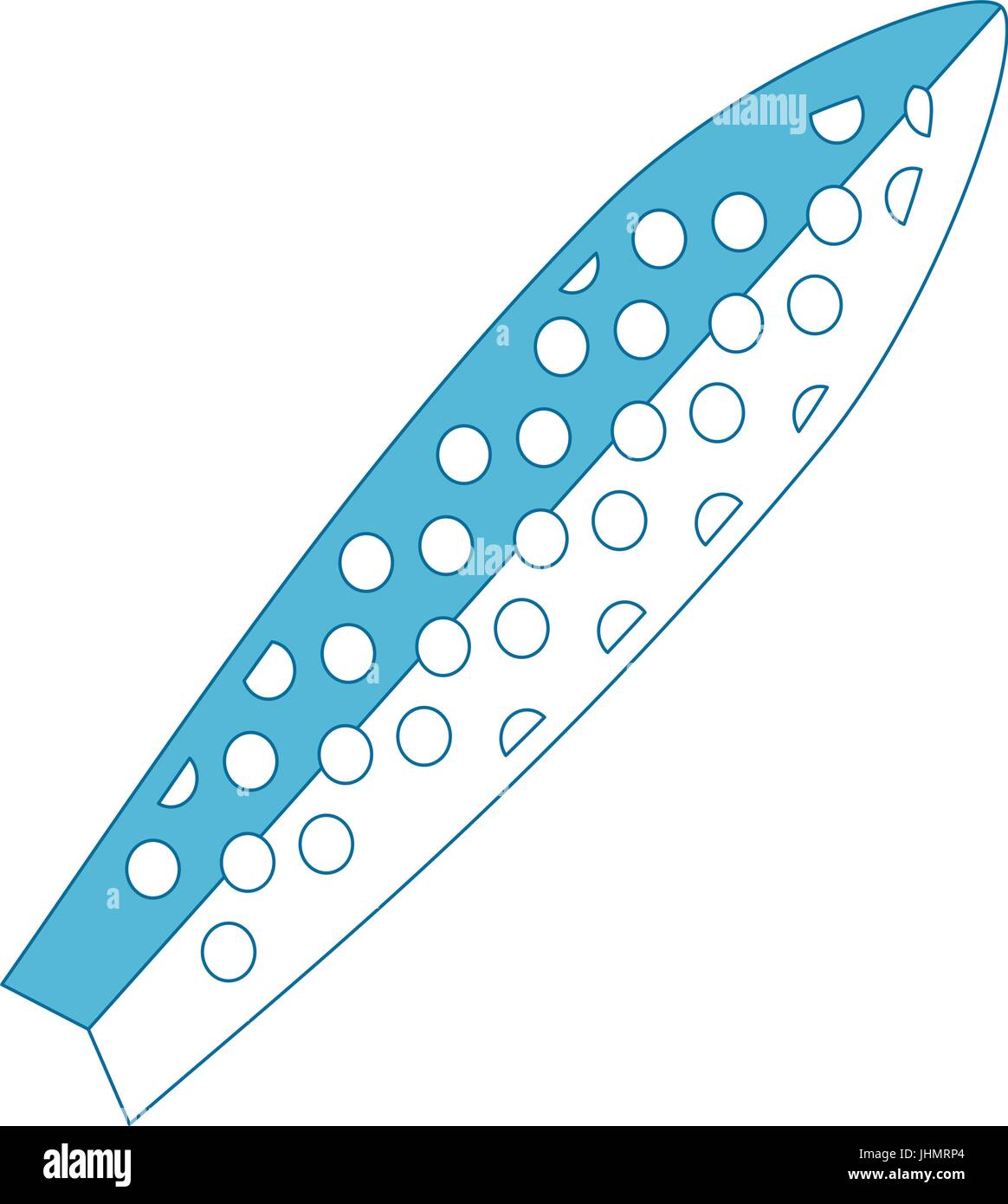 Surfboard icon over white background vector illustration Stock Vector ...