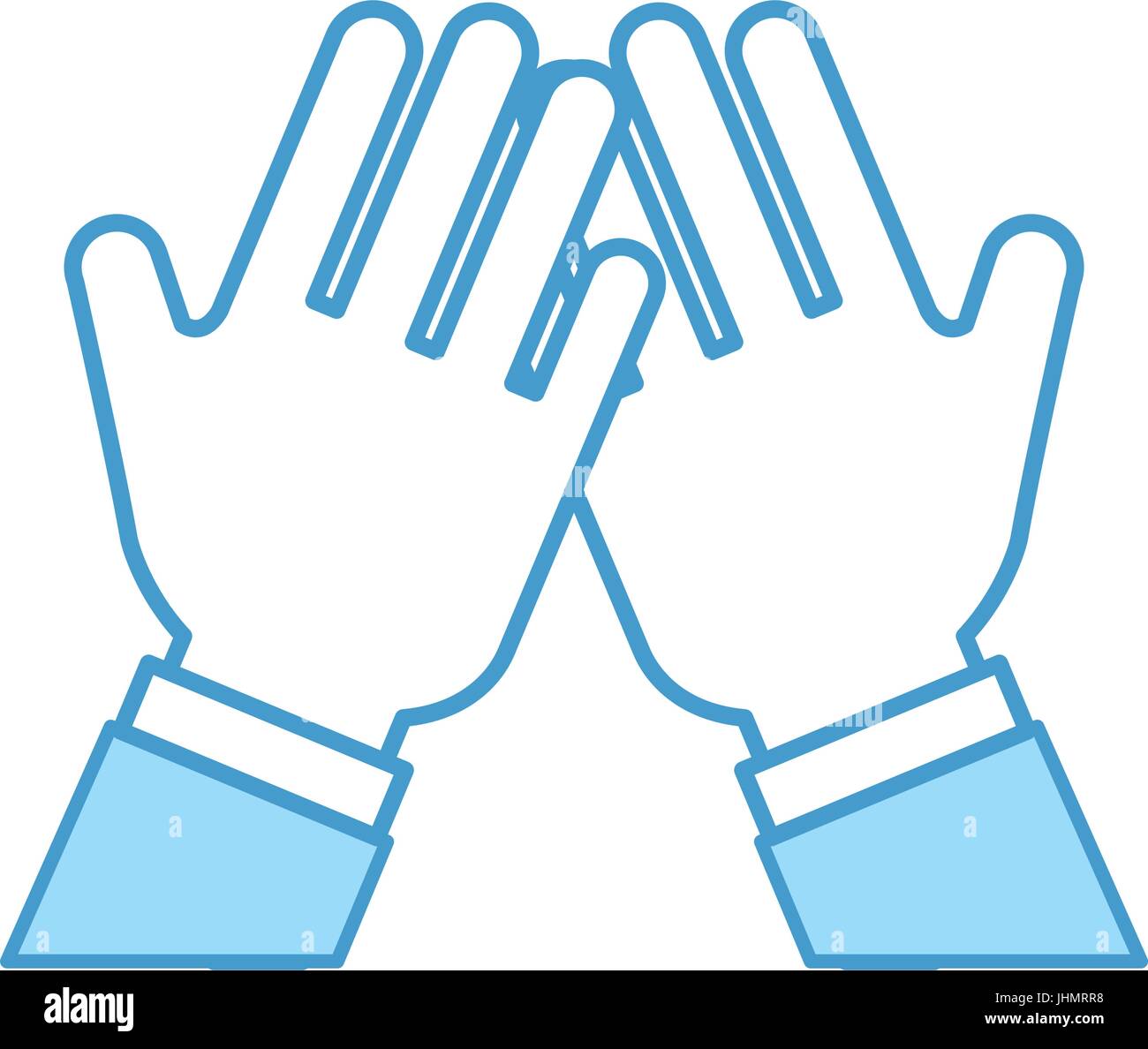 hands human protected icon Stock Vector Image & Art - Alamy