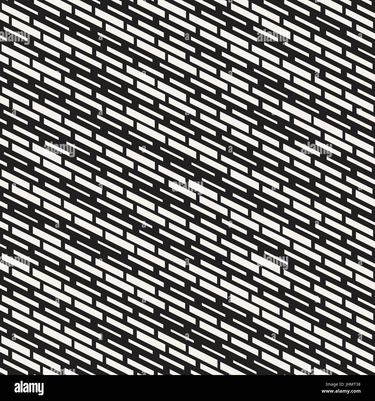 Black and White Irregular Dashed Lines Pattern. Modern Abstract Vector ...