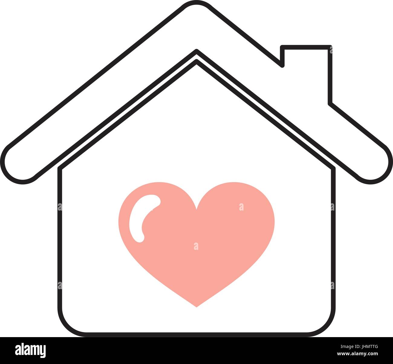 House for an art lover Stock Vector Images - Alamy