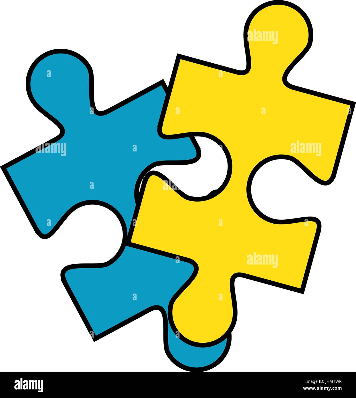 jigsaw puzzles icon over white background vector illustration Stock ...