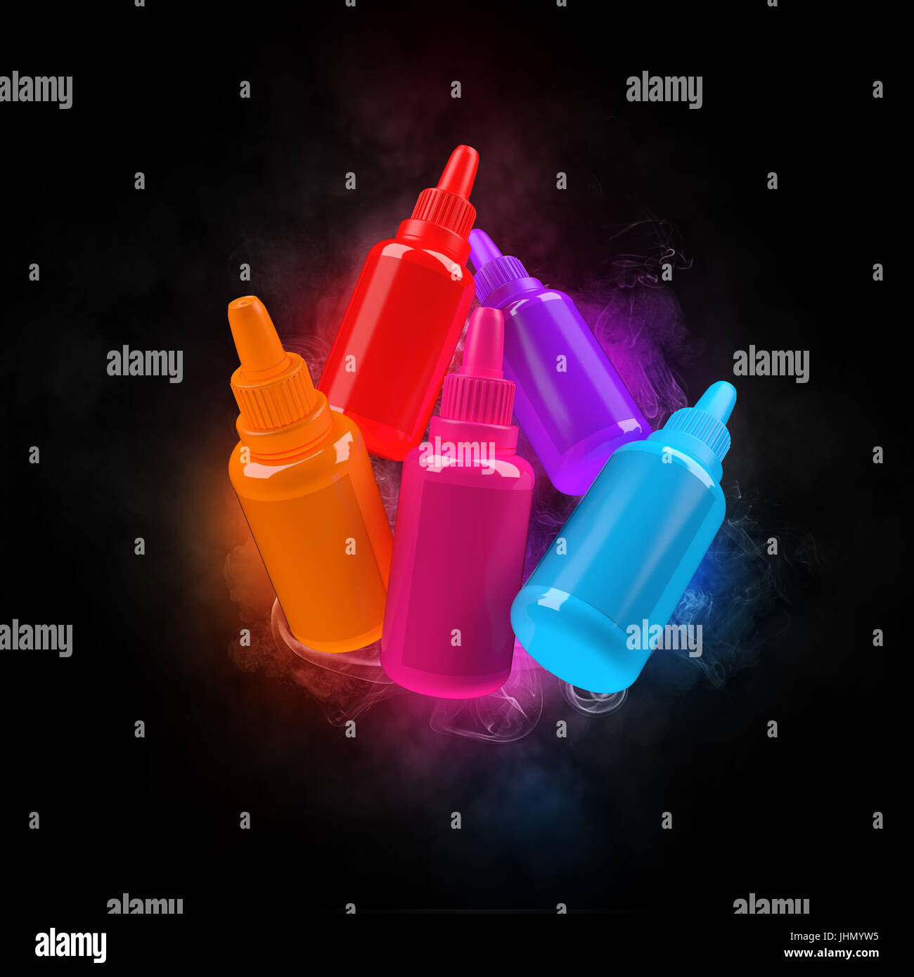 colored vapor smoke