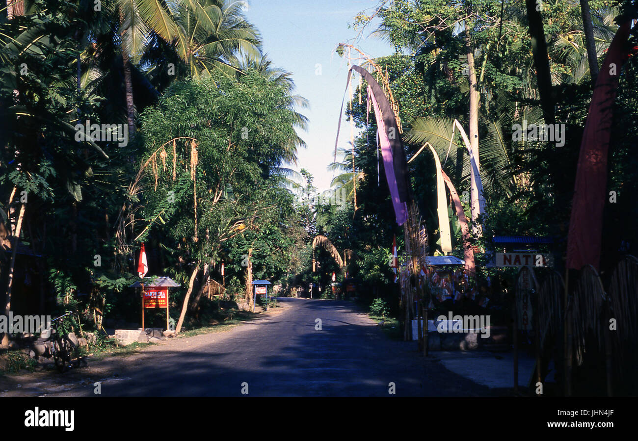 Candidasa village; Bali; East Coast; Indonesia Stock Photo - Alamy