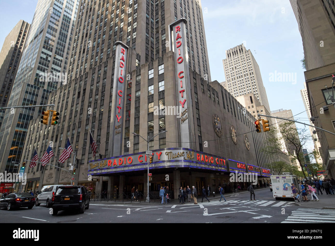 radio city music hall New York City USA Stock Photo