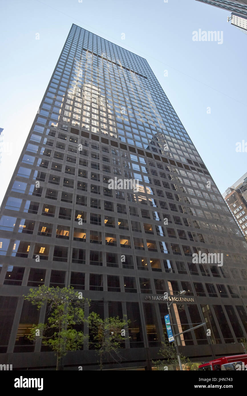 former international paper building 1166 avenue of the americas marsh and mclennan building New York City USA