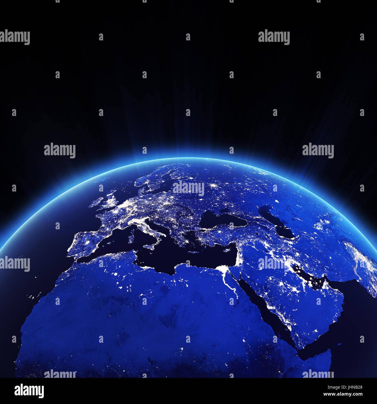Italy map night hi-res stock photography and images - Alamy