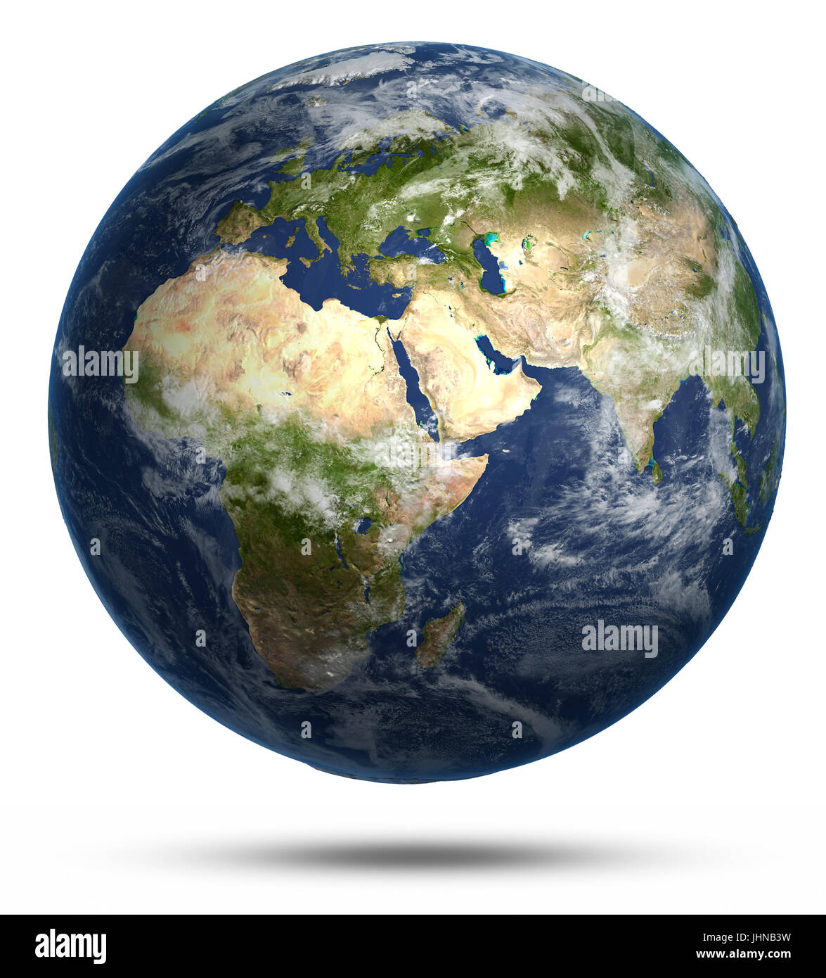 Earth white isolated Stock Photo Alamy
