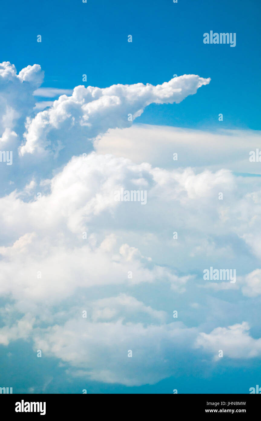 Summer sky and clouds atmosphere Stock Photo