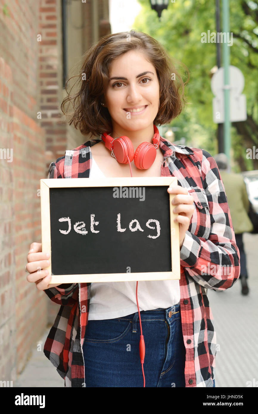 Jet lag female hi-res stock photography and images - Alamy