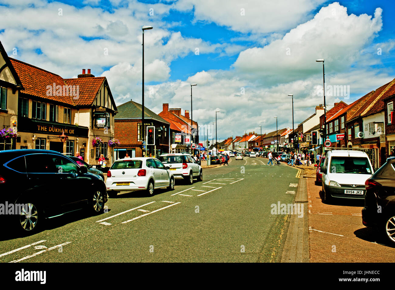 HIgh Street, Northallerton, Yorkshire Stock Photo Alamy