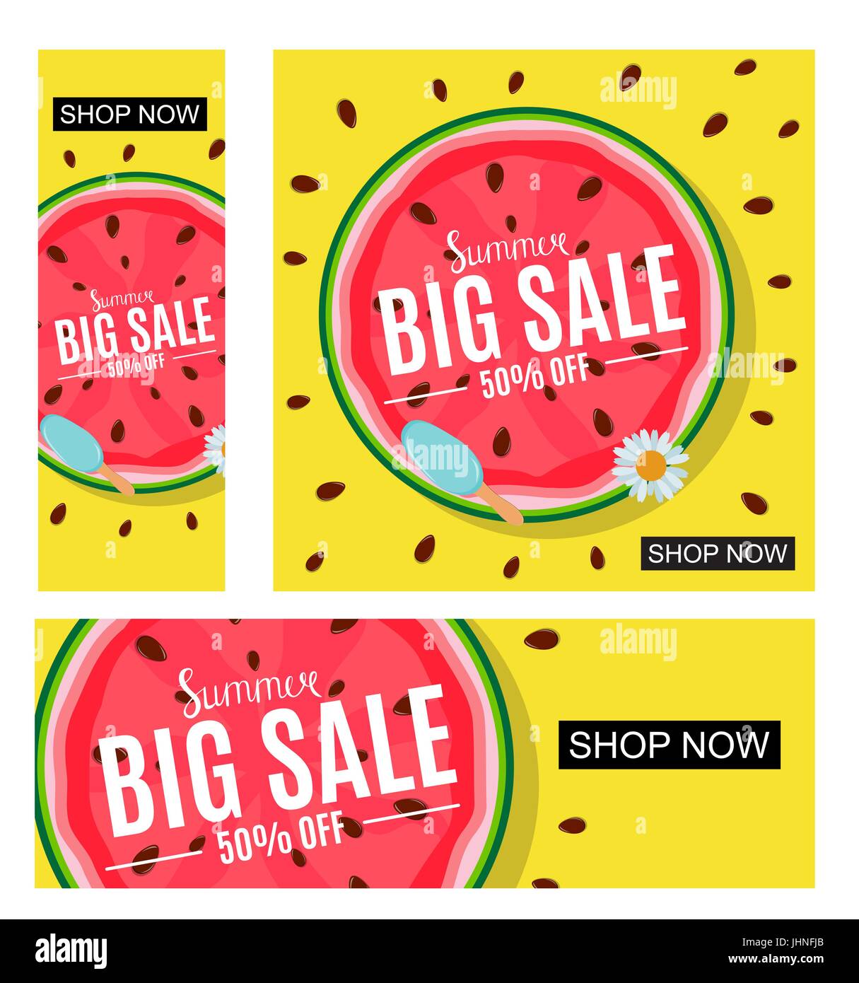 Summer Sale Abstract Banner Background Vector Illustration Stock Vector ...