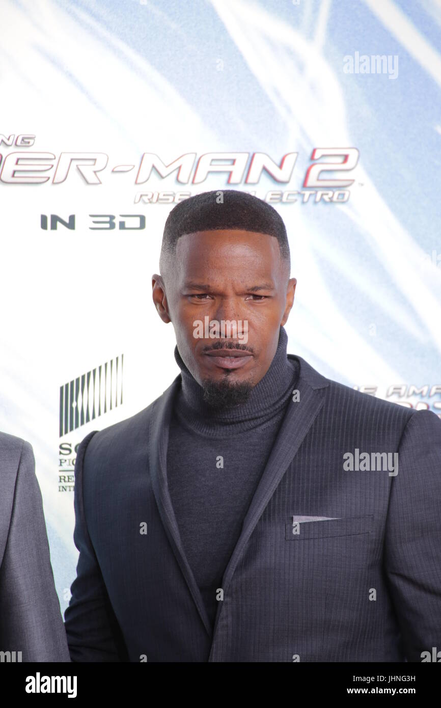 Berlin, Germany, 15th April, 2014: Film premiere of The Amazing Spider-Man 2 - Rise of Electro Stock Photo