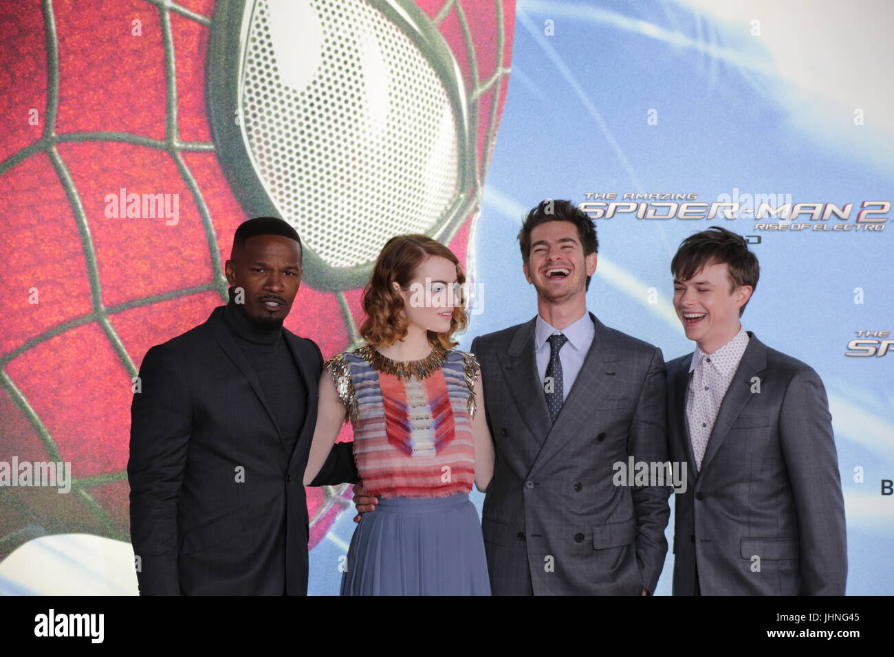 Berlin, Germany, 15th April, 2014: Film premiere of The Amazing Spider-Man 2 - Rise of Electro Stock Photo