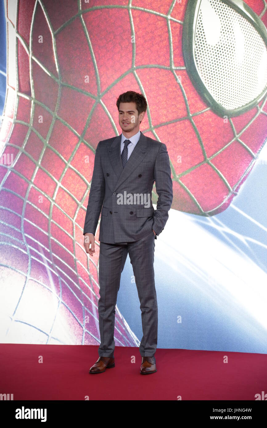 Berlin, Germany, 15th April, 2014: Film premiere of The Amazing Spider-Man 2 - Rise of Electro Stock Photo