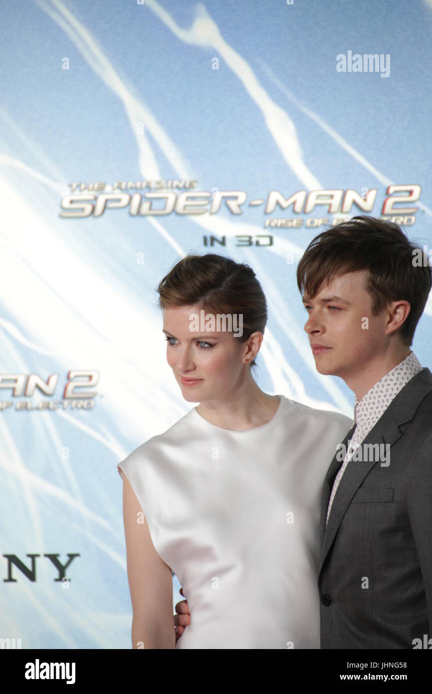 Berlin, Germany, 15th April, 2014: Film premiere of The Amazing Spider-Man 2 - Rise of Electro Stock Photo