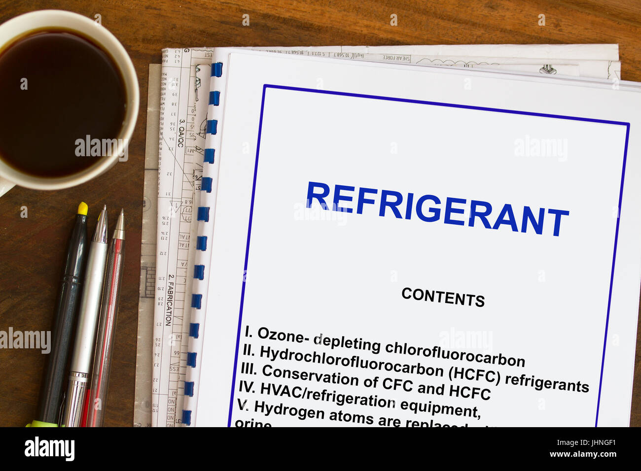 Refrigerant substance many uses in the oil and gas industry Stock