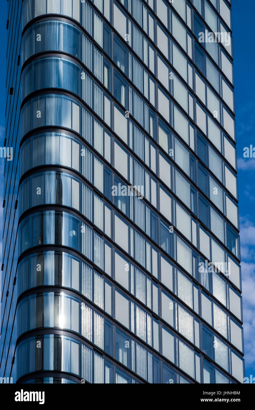 The Lexicon residential tower, City Road, London, England, U.K. Stock Photo