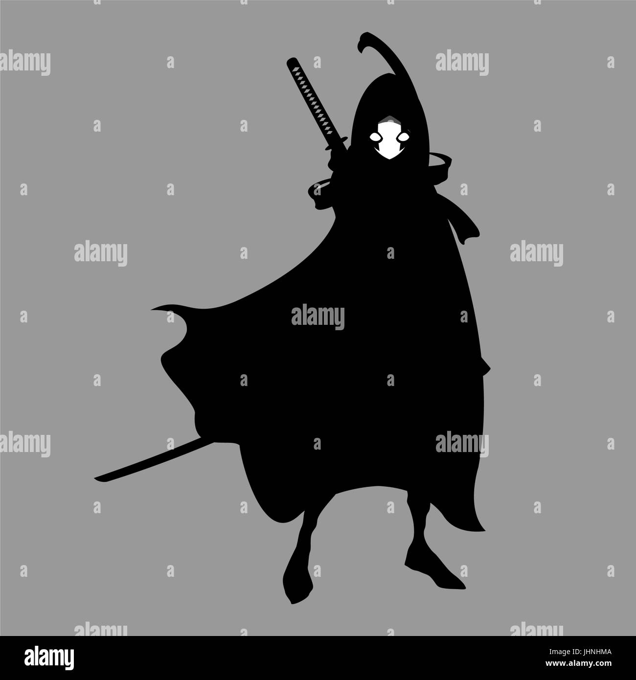 Samurai combat Black and White Stock Photos & Images - Alamy