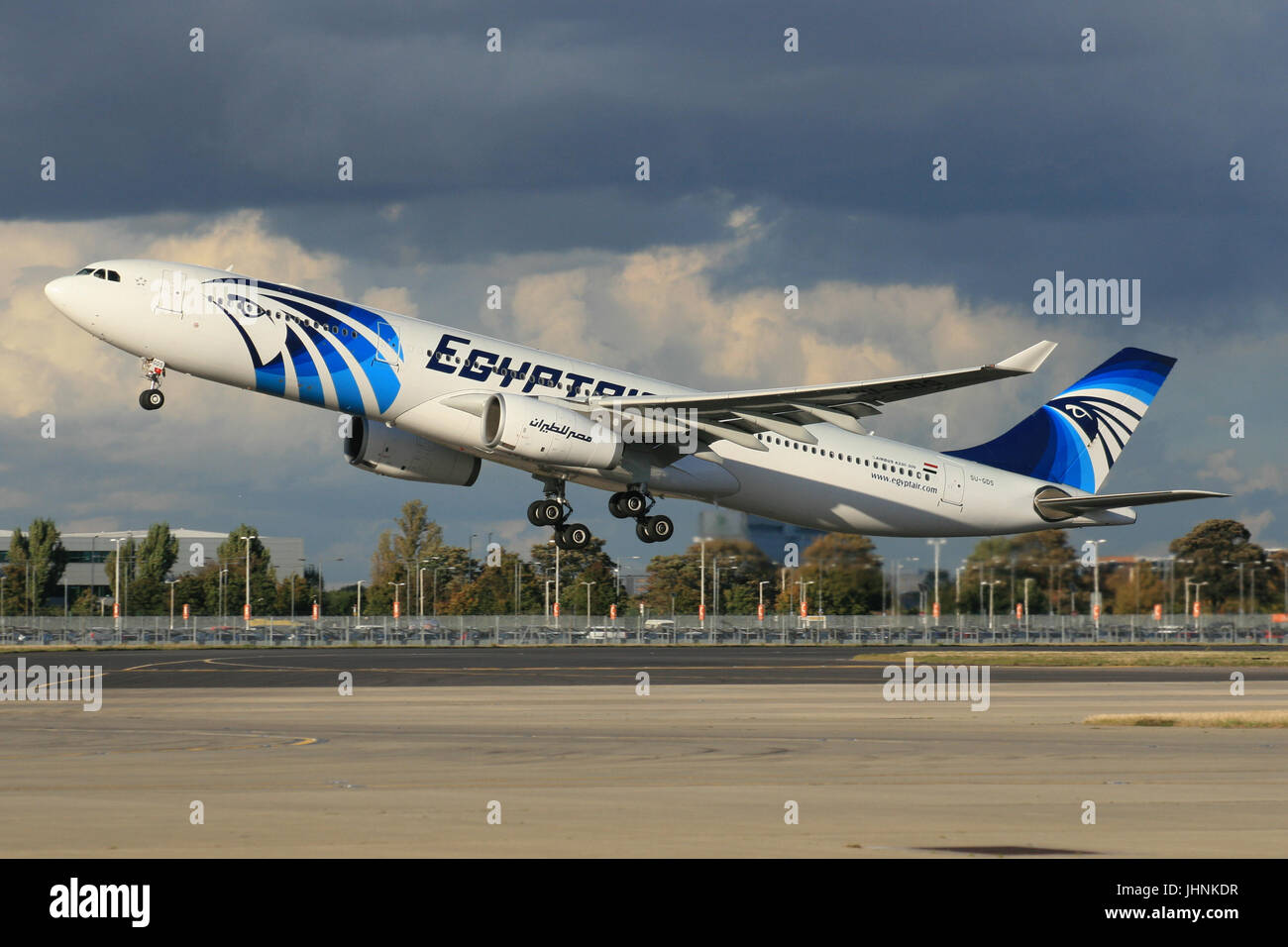 EGYPTAIR A330 Stock Photo