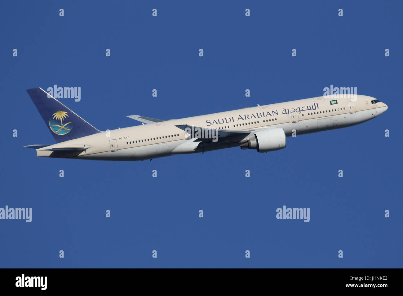 saudia boeing 777 Stock Photo