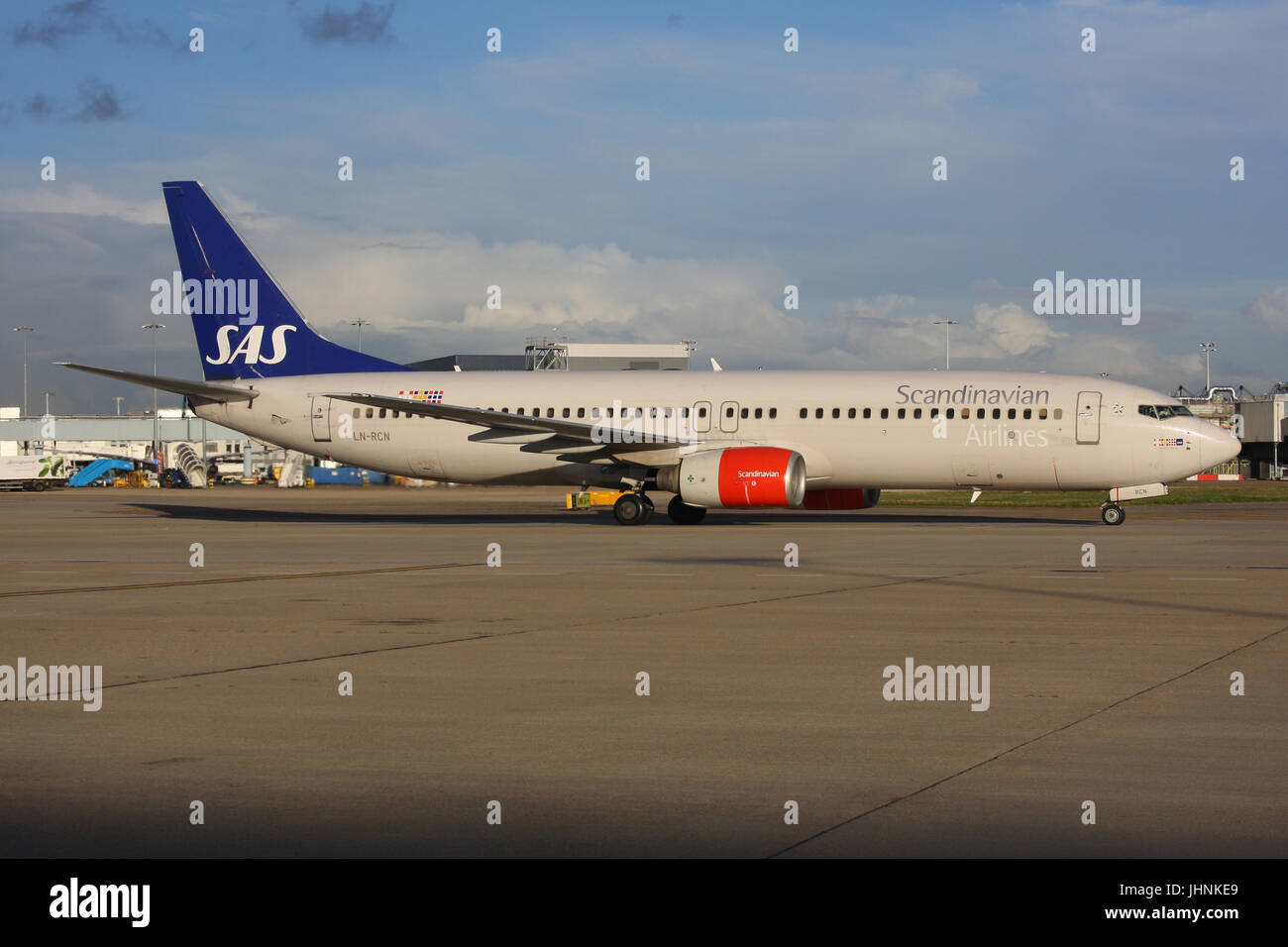 SAS 737 Stock Photo