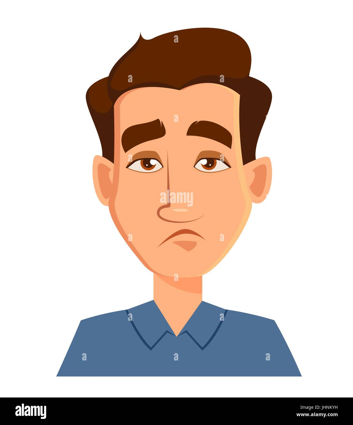 Face expression of a man - tired. Male emotions. Handsome cartoon character. Vector illustration isolated on white background Stock Vector Image & Art - Alamy Face expression of a man - tired. Male emotions. Handsome cartoon character. Vector illustration isolated on white background Stock Vector Image & Art - Alamy