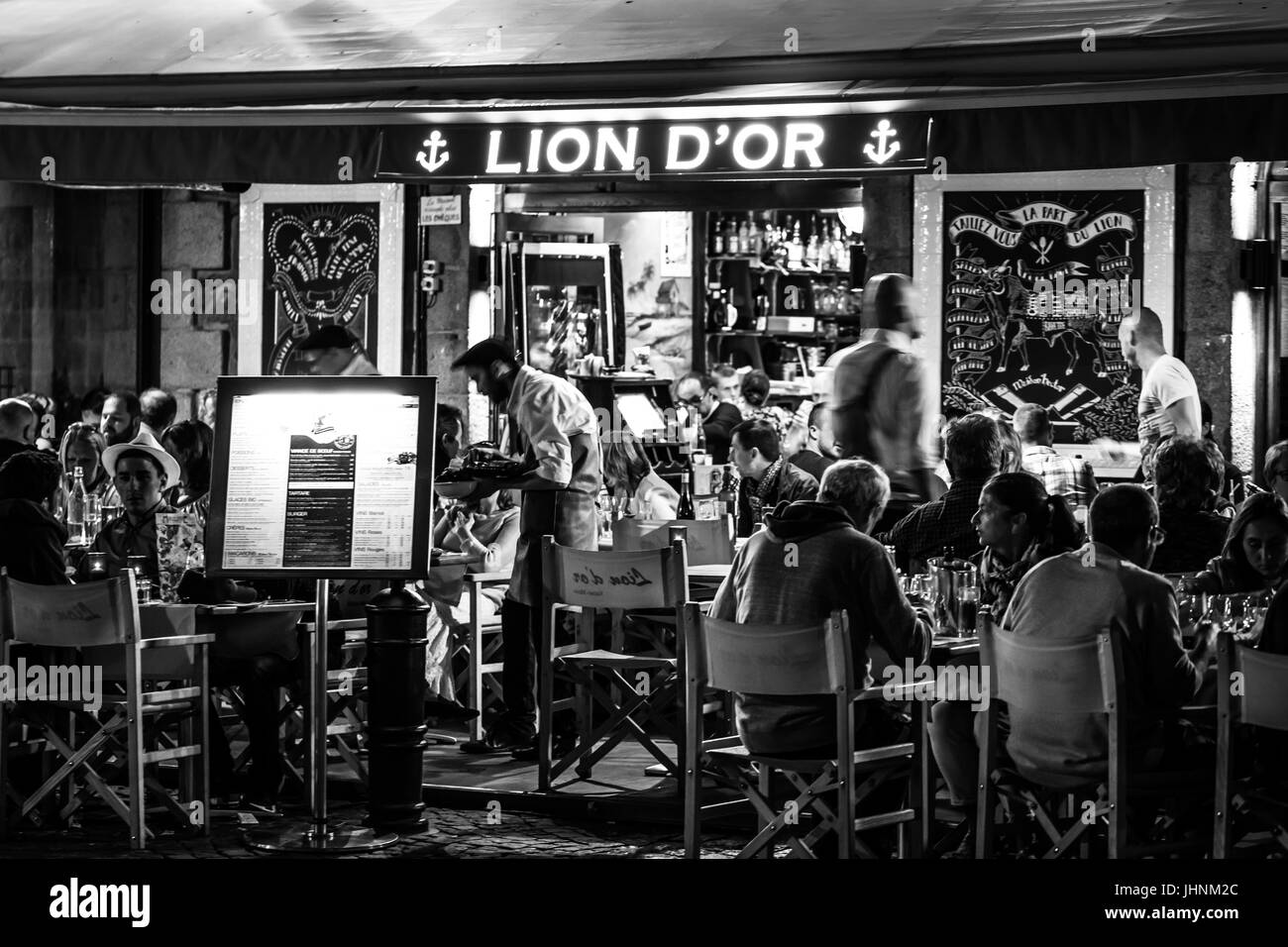 Restaurant Black And White