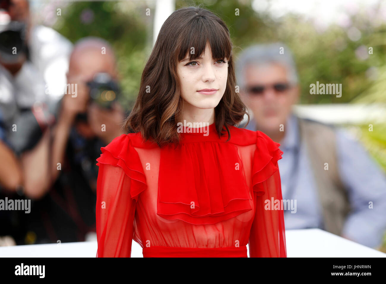 CANNES, FRANCE - MAY 21: Actress Stacy Martin attends the 'Redoutable ...