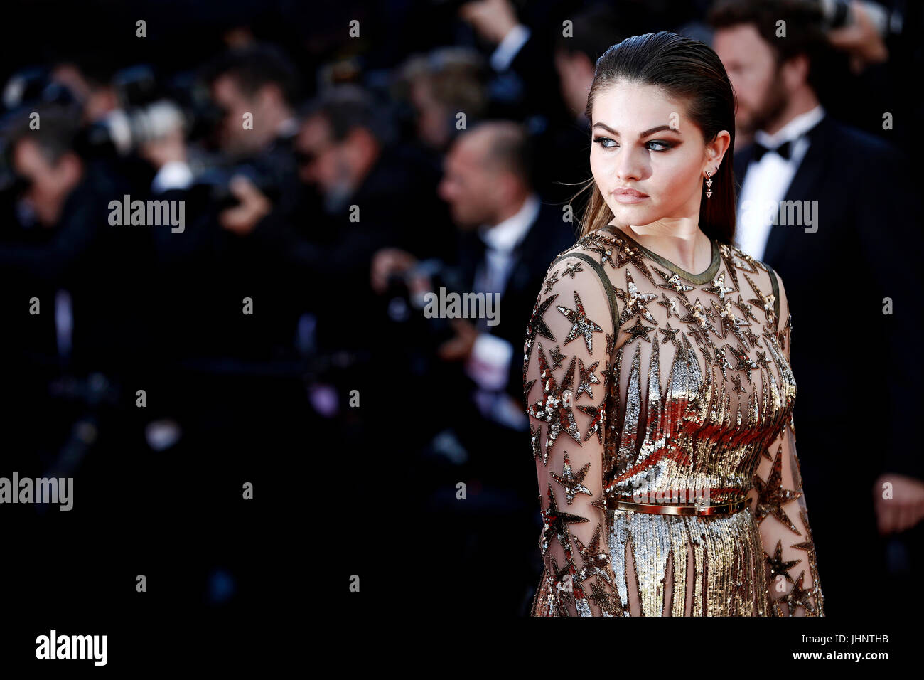 CANNES, FRANCE - MAY 19: Thylane Blondeau attends the 'Okja' premiere