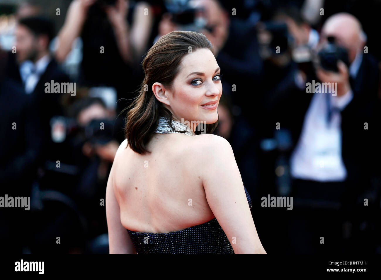 CANNES, FRANCE - MAY 23:  Marion Cotillard attends the 70th Anniversary of the 70th Cannes Film Festival on May 23, 2017 in Cannes, France. Stock Photo