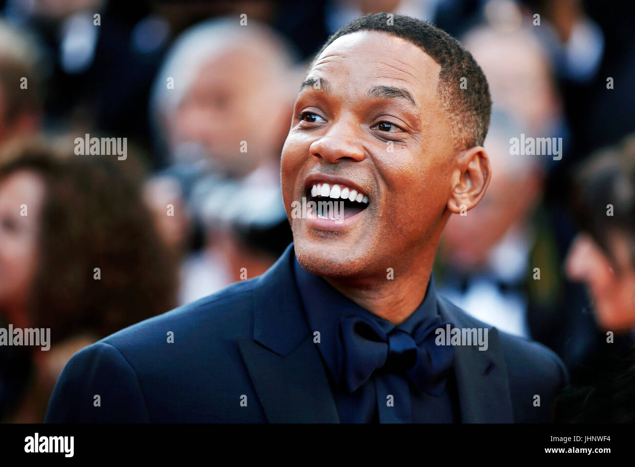 CANNES, FRANCE - MAY 23: Will Smith attends the 70th Anniversary during the 70th annual Cannes Film Festival on May 23, 2017 in Cannes, France. Stock Photo