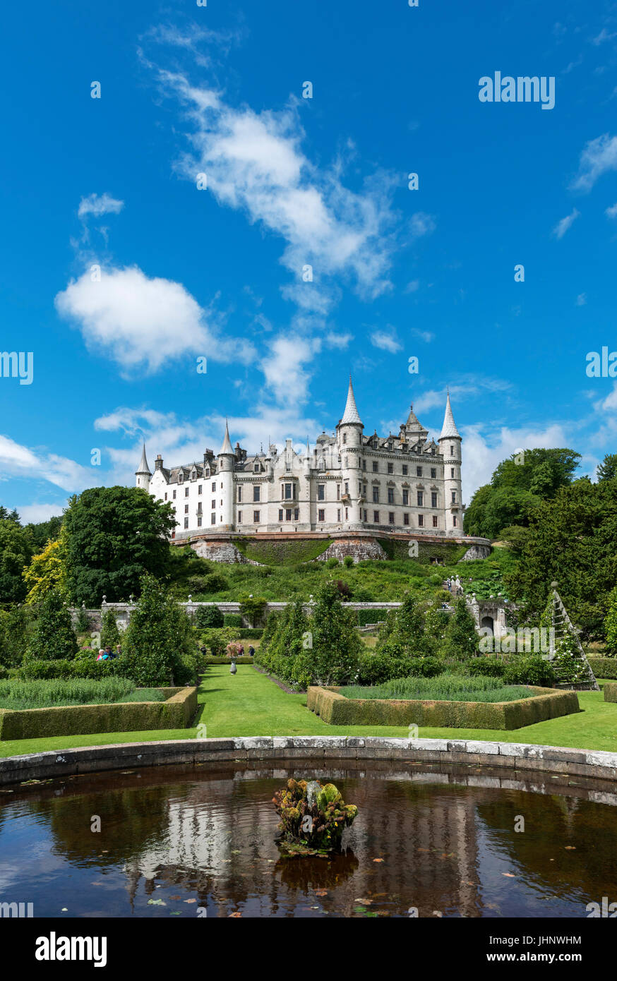 Dunrobin Castle, Sutherland, Scottish Highlands, Scotland, UK Stock Photo