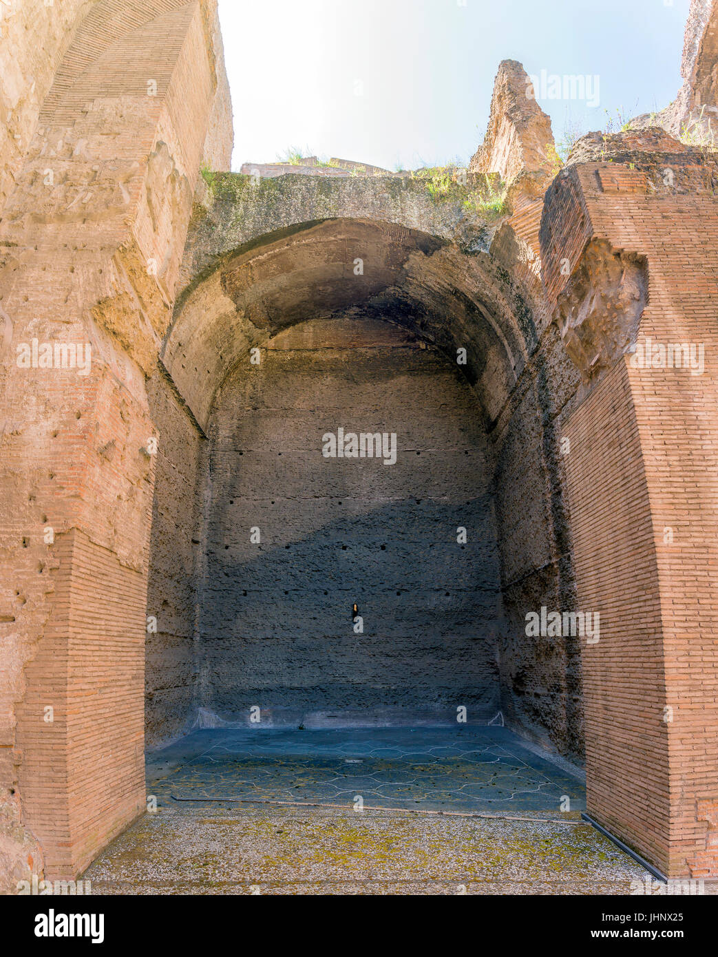 Baths of Caracalla, ancient ruins of roman public thermae built by Emperor Caracalla in Rome
