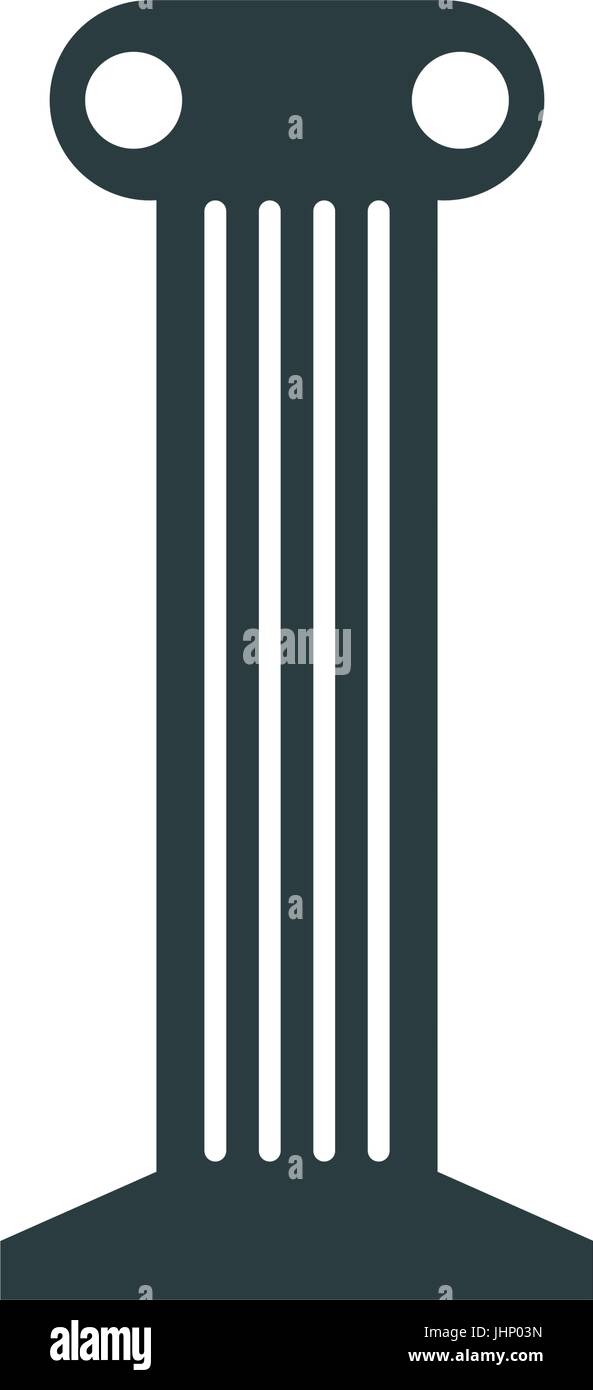 Classical ionic column Stock Vector Images - Alamy