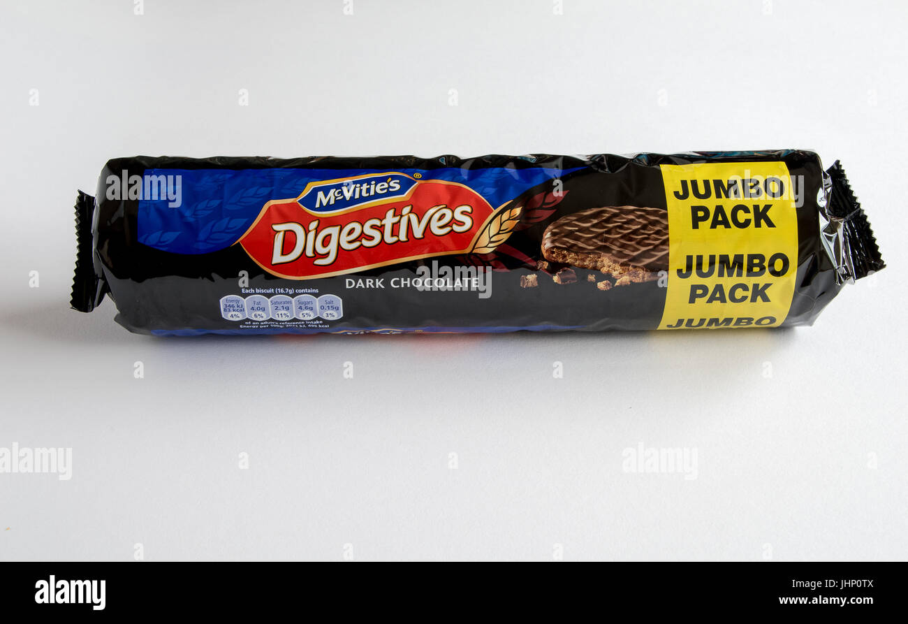 CHESTER, UNITED KINGDOM July 8th 2017 Mcvities Plain Chocolate