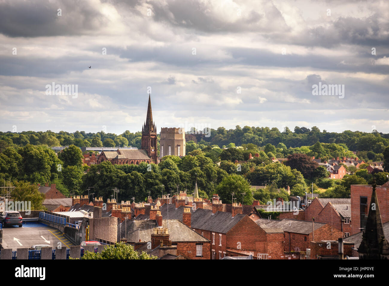 Chester is the richest city in Britain for archaeological and architectural treasures from the time of the Roman occupation Stock Photo