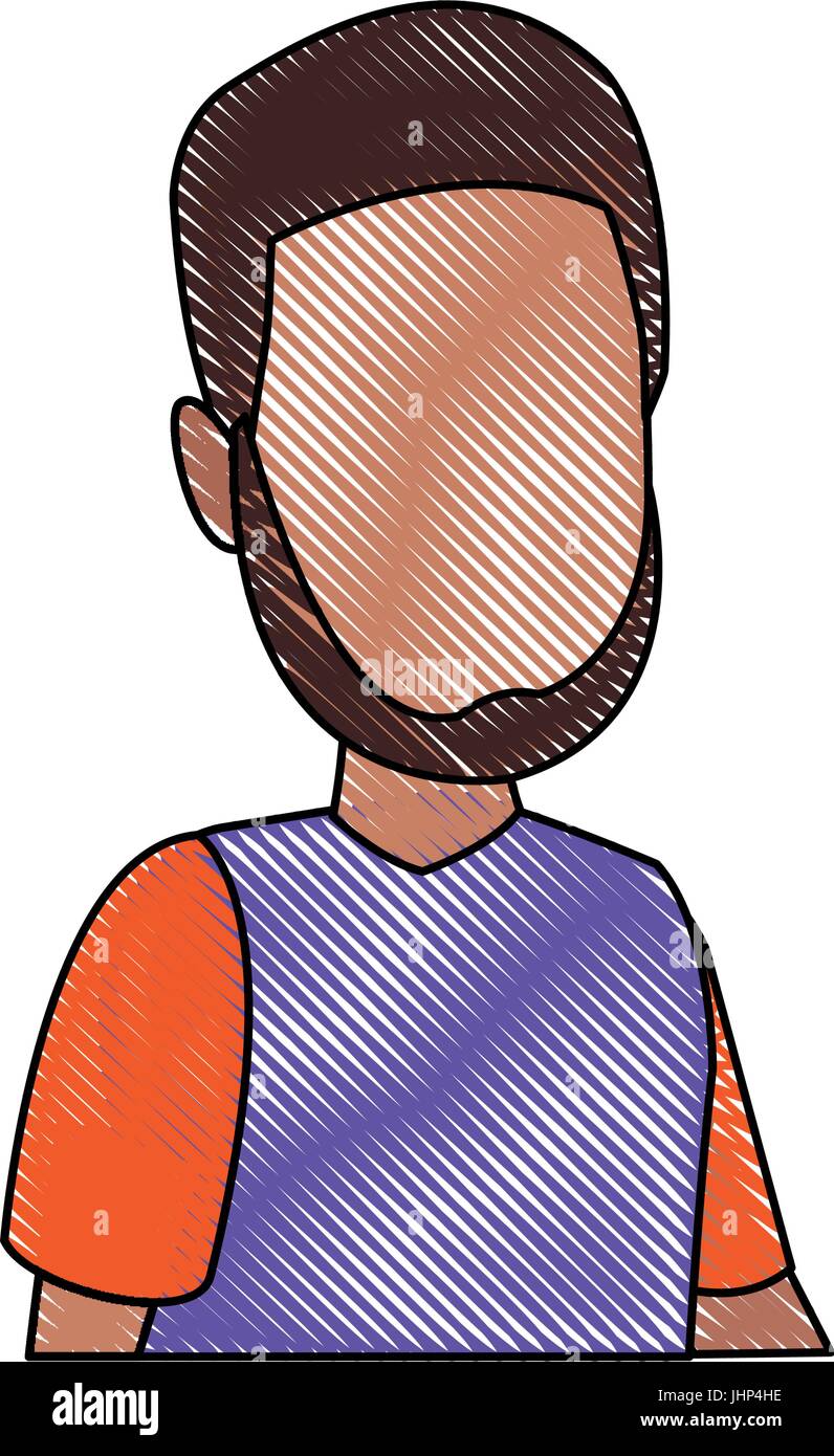 portrait young man character people Stock Vector Image & Art - Alamy