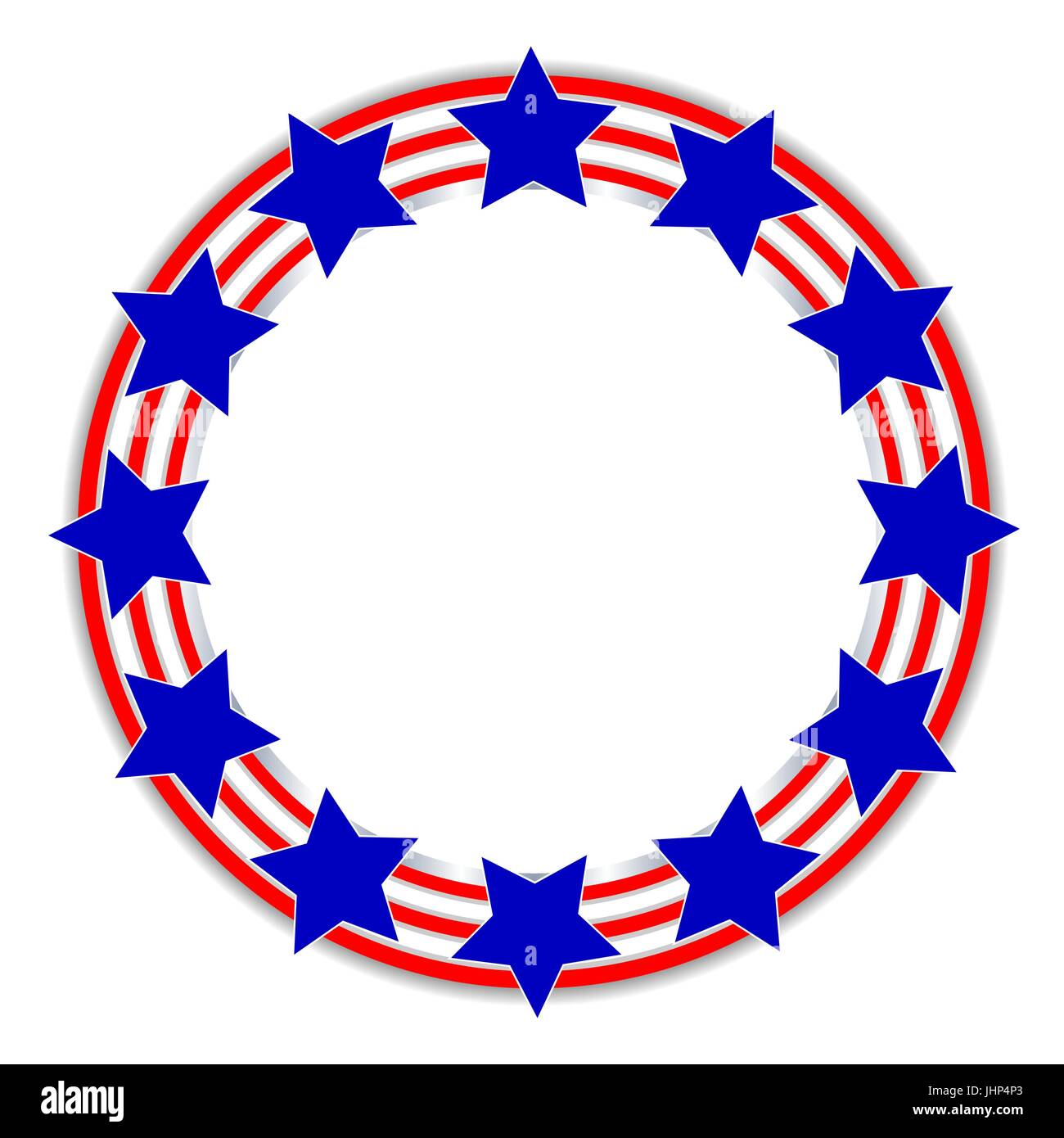 American star symbol in a circle on the bands Stock Vector Image & Art ...