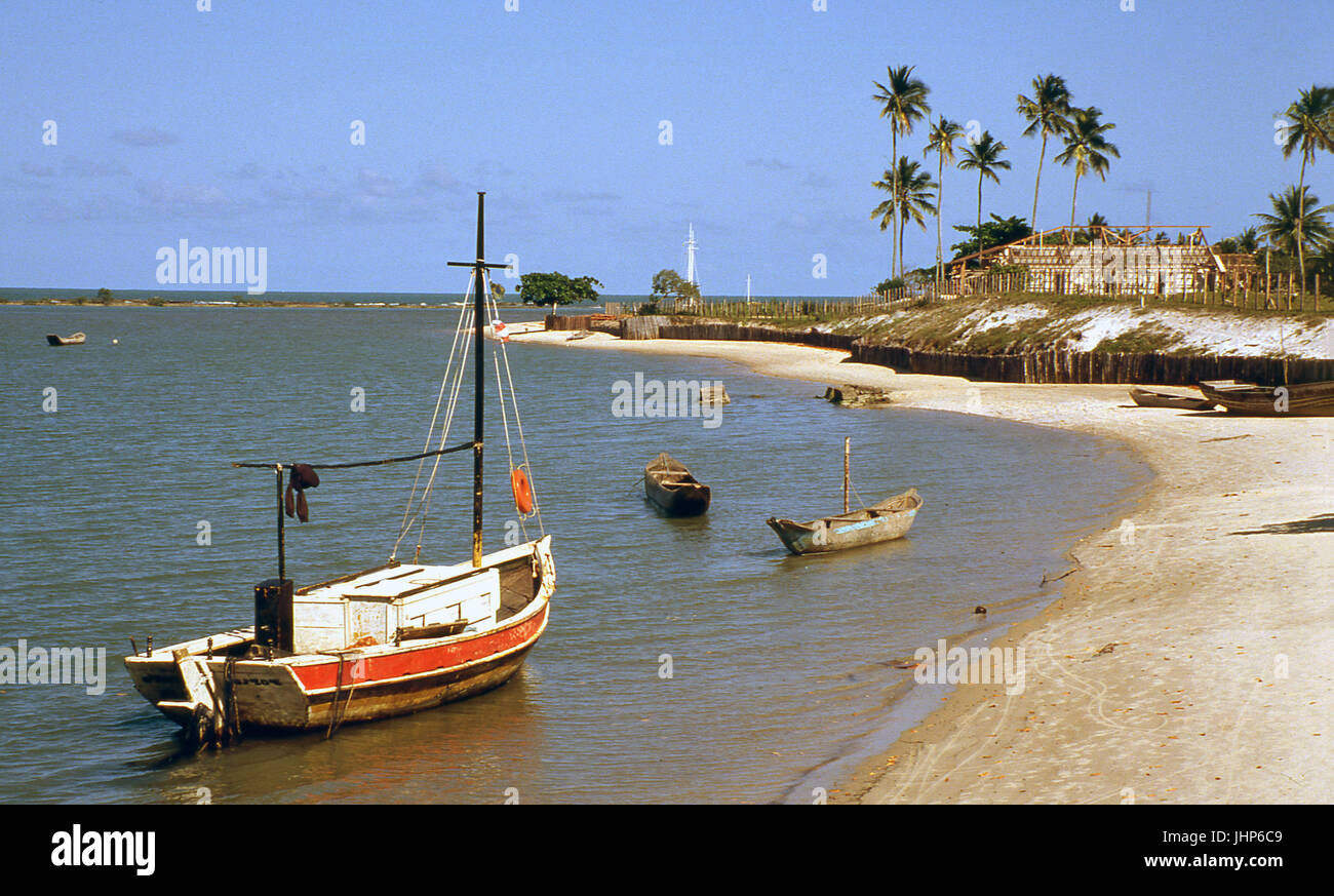 Vila de Santo André; Santa Cruz de Cabrália; Bahia; Brazil. Stock Photo