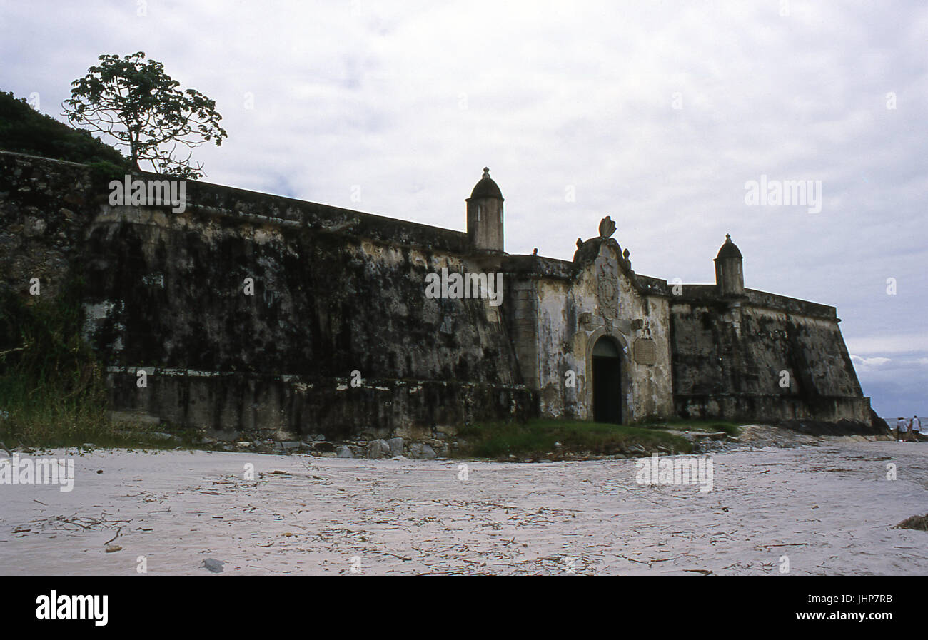 Fortress of Our Lady of Pleasures; 1770; Ilha do Mel; Paraná; Brazil Stock Photo