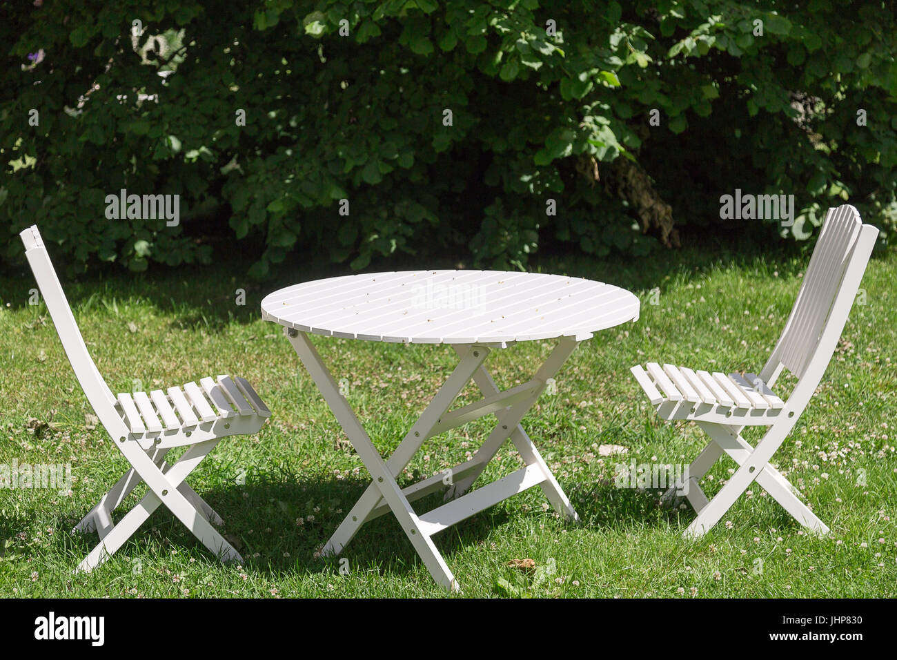 White garden chairs hires stock photography and images Alamy