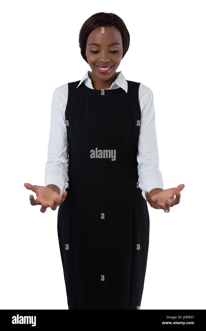 Standing young woman page hi-res stock photography and images - Alamy