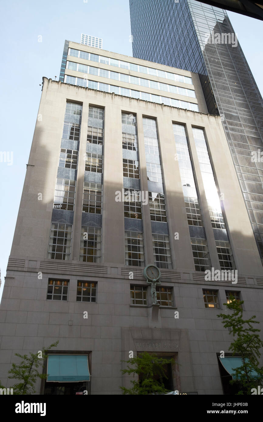 Tiffany and Co building fifth avenue New York City USA Stock Photo - Alamy