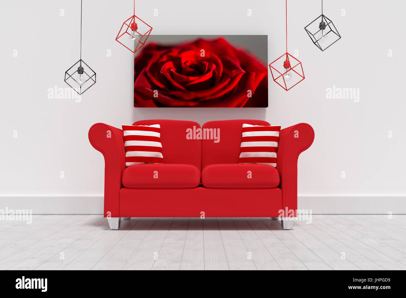 red rose cushions